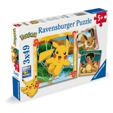 Ravensburger - Puzzle Pokemon 3x49 piese - imagine 7